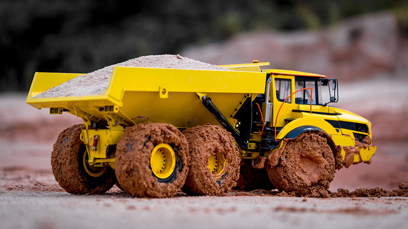 E450C RC Hydraulic Articulated Dump Truck | 1/14 Articulated RC